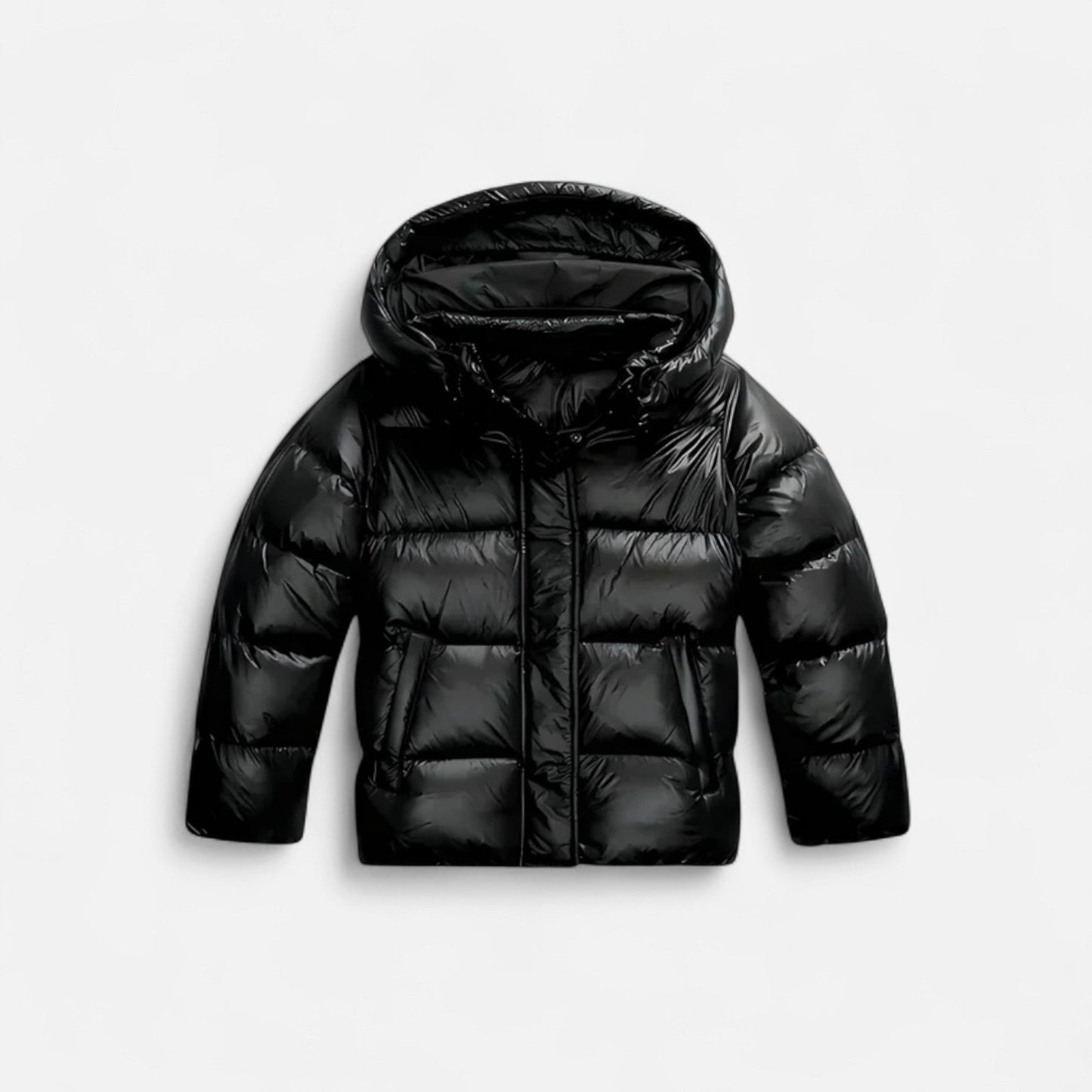 Slim elegant everyday puffer jacket for women -1