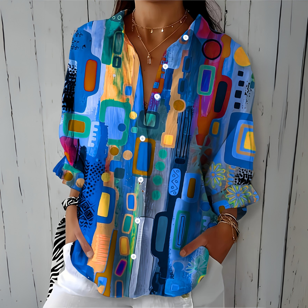Chic blouse with elegant silhouette for women | Aurélie