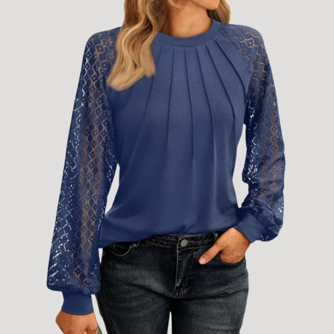 Long sleeve smart casual blouse for women | Serena