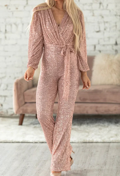 Elegant belted jumpsuit for women | Isabella