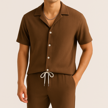 Relaxed linen everyday co-ord set for women -6