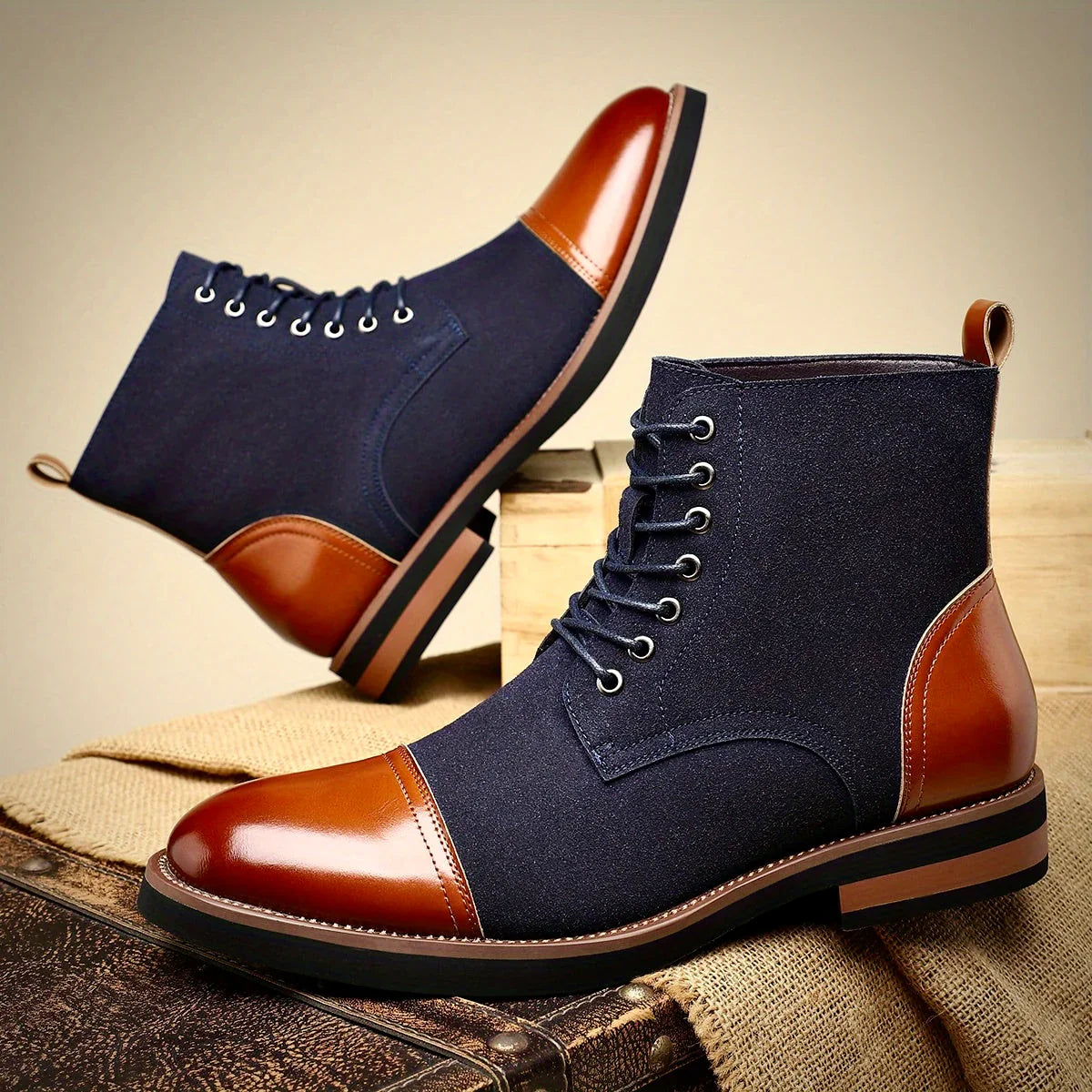 Classic oxford leather dress boots for men | Oliver Ashford -2
