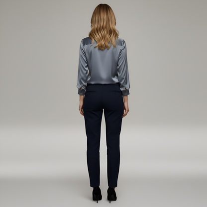 Elegant V-neck blouse for women | Valerios