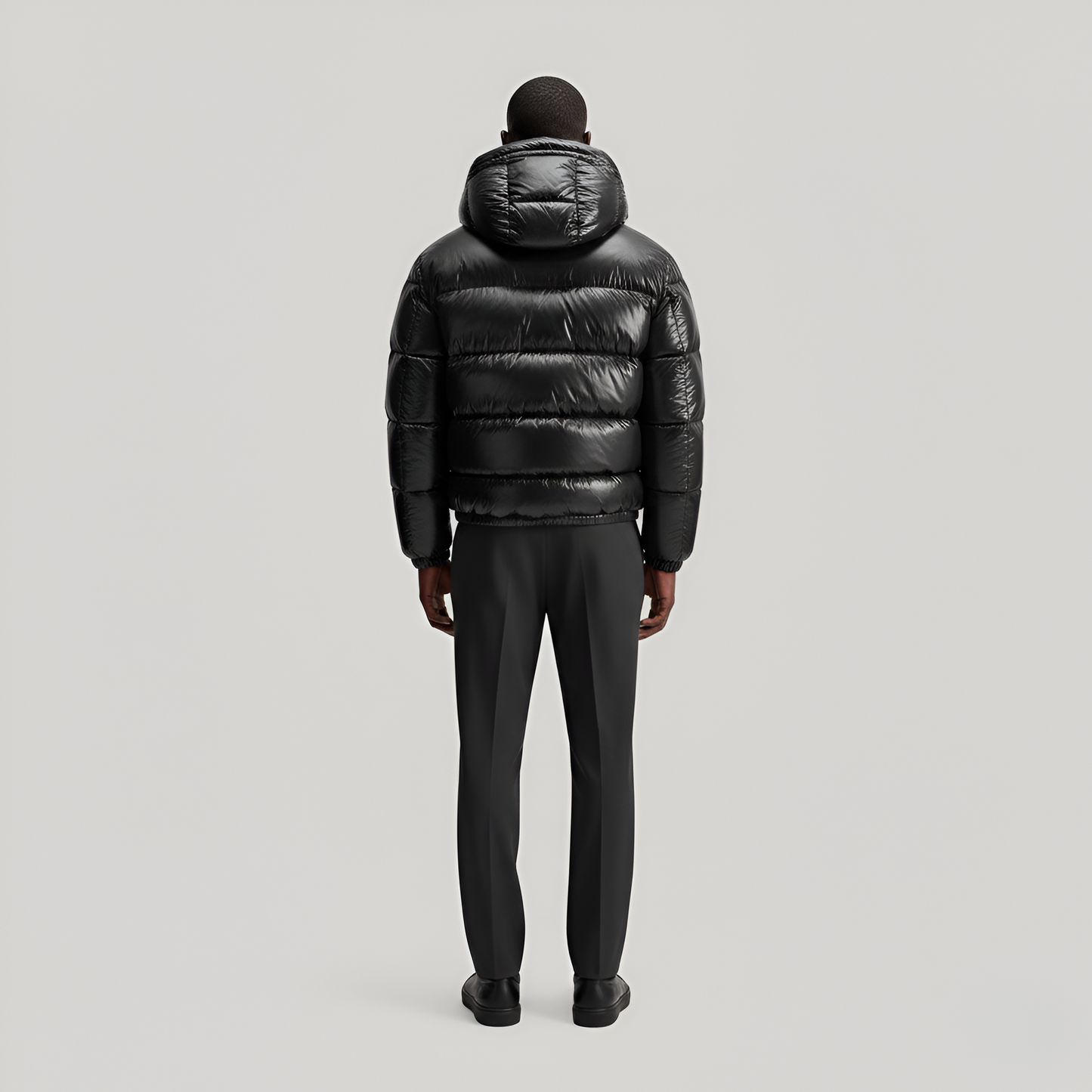 Padded hooded jacket for men | Valerios
