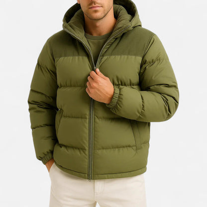 Lightweight hooded insulated puffer jacket for men -4