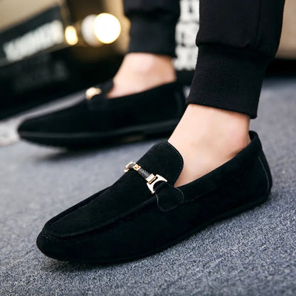 Classic suede formal everyday loafers for men -2