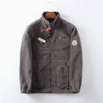 Classic warm fleece winter jacket for men | Norway -3