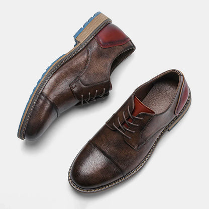 Retro casual business shoes with classic silhouette for men | Mael