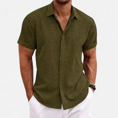 Refined coastal summer shirt for men -6